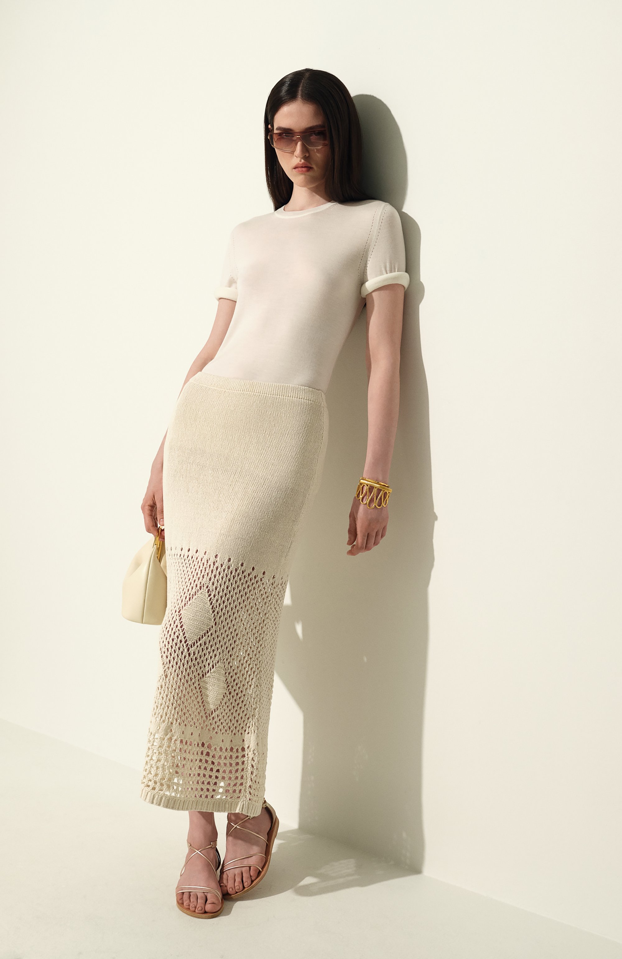 Юбка из шелка и льна MVST, арт. 25E/X2P/0/AC02/7660, фото 7