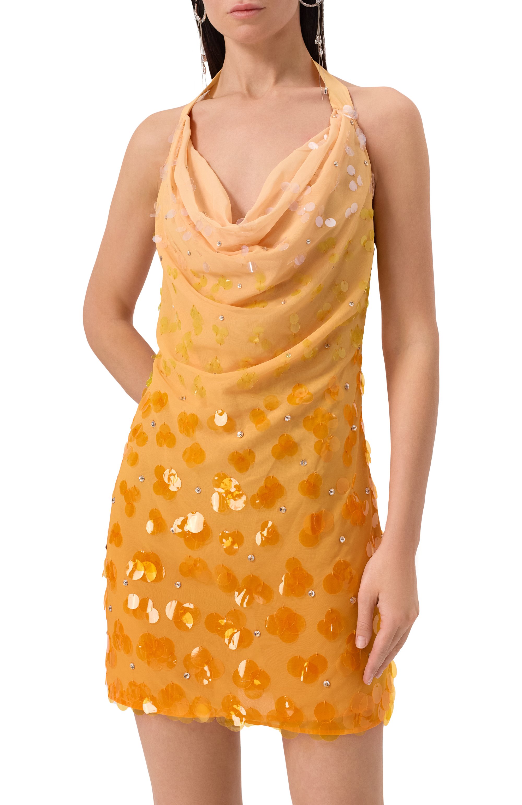 Платье с отделкой пайетками PINKO, арт. 104988/A2I2, фото 3