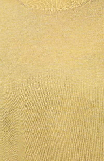 Футболка из вискозы AND THE BRAND желтого цвета по цене 18200 руб., арт. S22-TS003-1603-801, фото 5 Футболка из вискозы AND THE BRAND, арт. S22-TS003-1603-801, фото 5