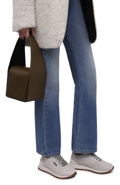 Замшевые кроссовки BRUNELLO CUCINELLI, арт. MZAMG2121, фото 3