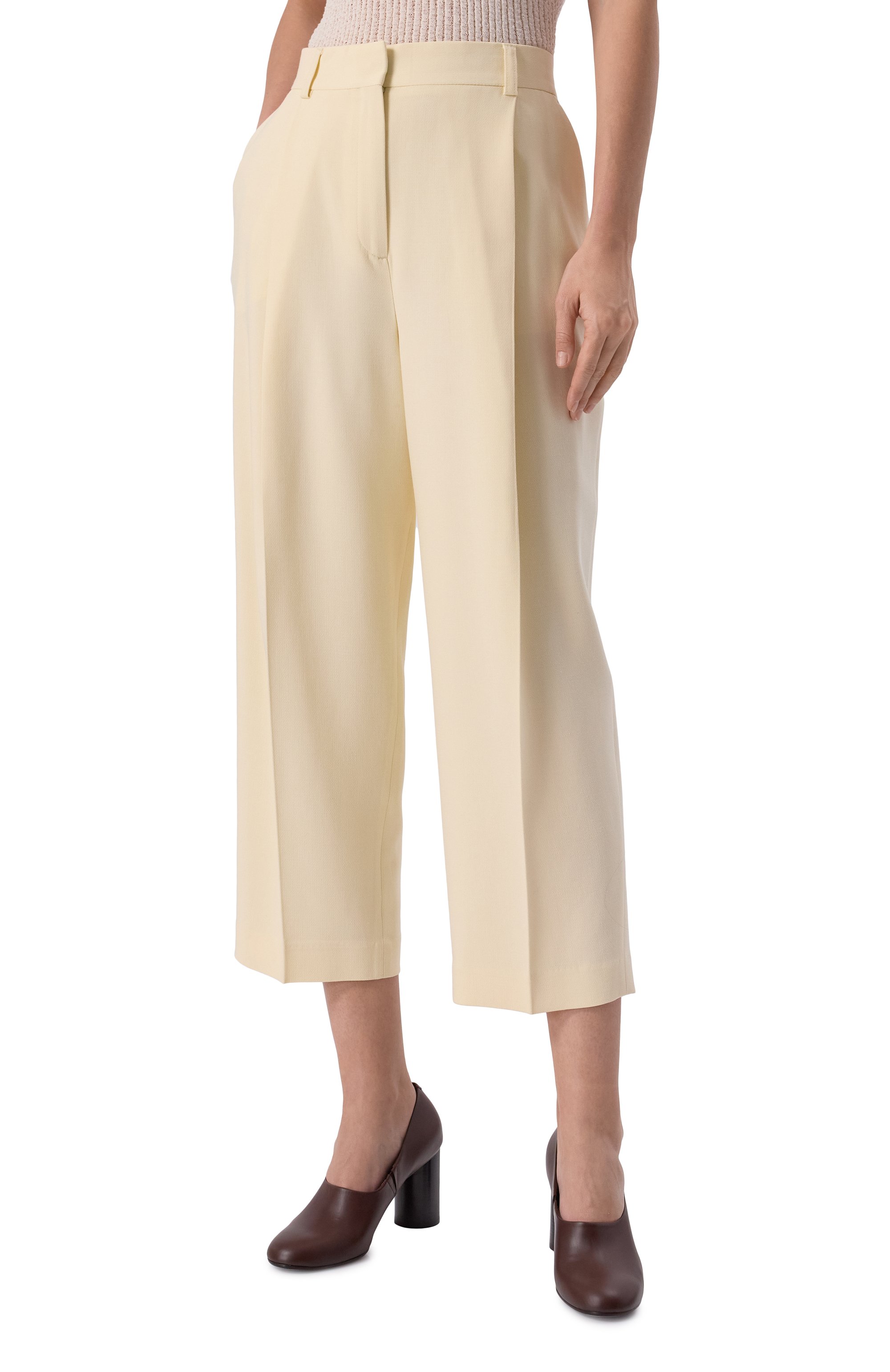 Брюки из вискозы и шерсти TOTEME, арт. 251-WRB0254-FB0335, фото 3