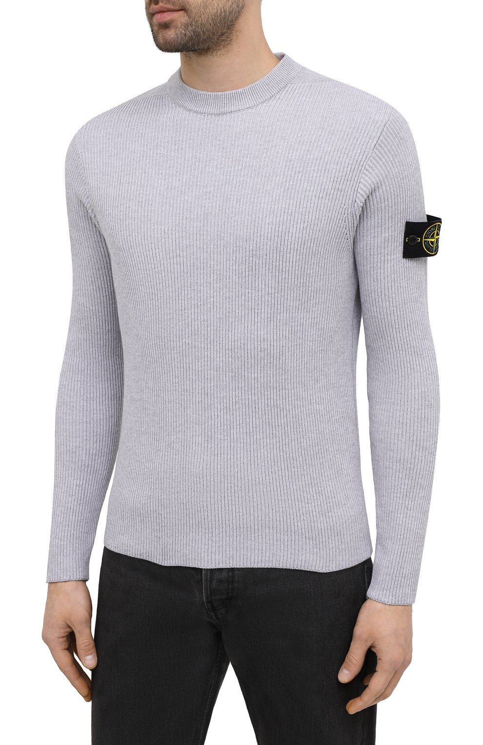 Хлопковый свитер STONE ISLAND, арт. 7415552D8, фото 3