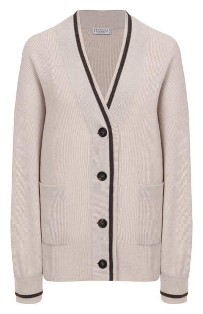 Женский кардиган из шерсти и кашемира BRUNELLO CUCINELLI, арт. M16222716