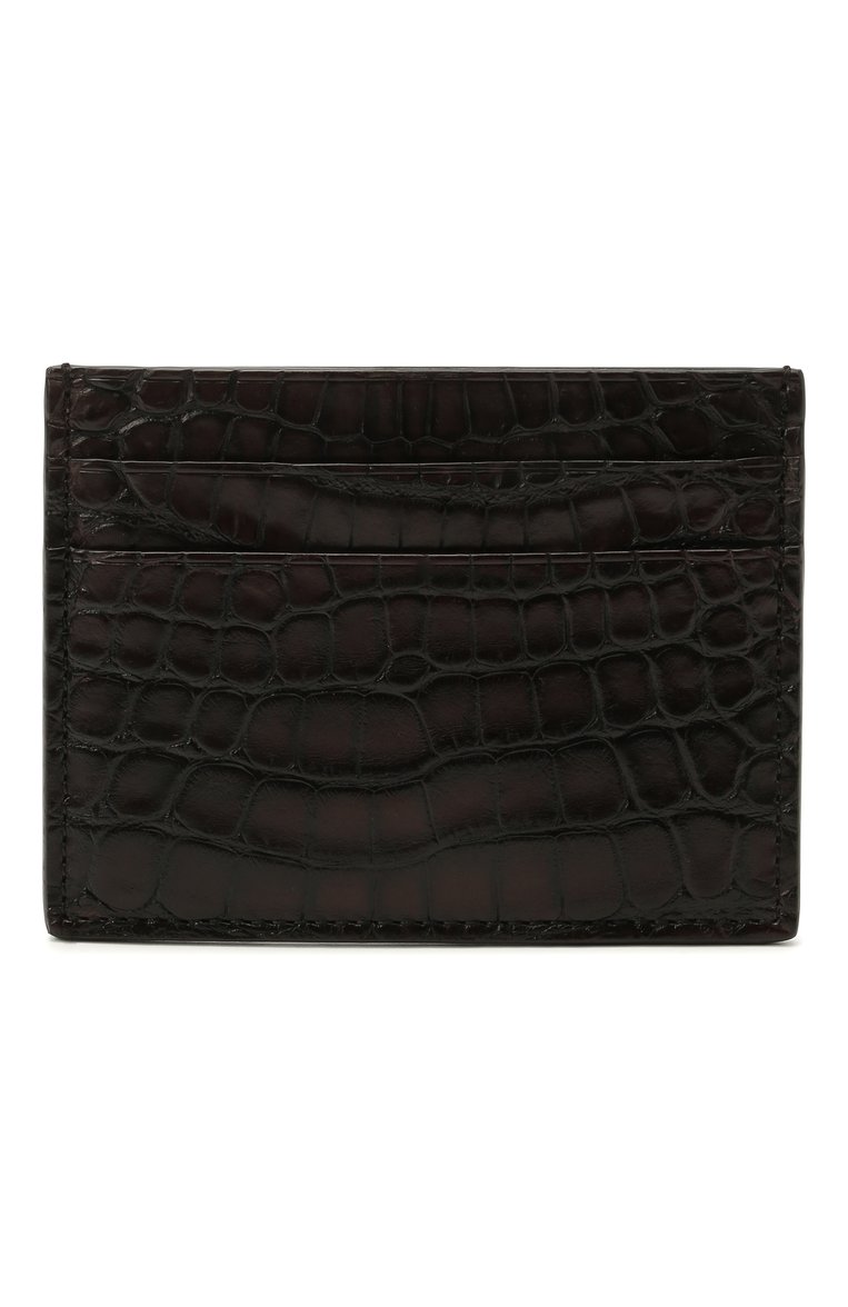 Футляр для кредитных карт из кожи аллигатора ZEGNA, арт. E1139E-LHALS/AMIS, фото 1