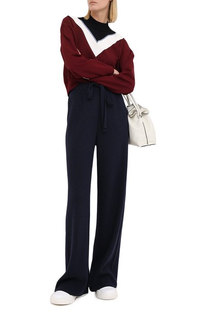 Брюки NANUSHKA, арт. 0NI_NAVY_RECYCLED CASHMERE KNIT, фото 2