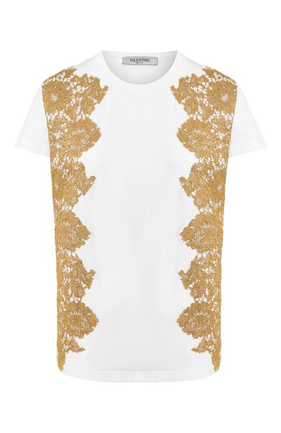 Хлопковая футболка VALENTINO, арт. RB3MG00HHFA, фото 1