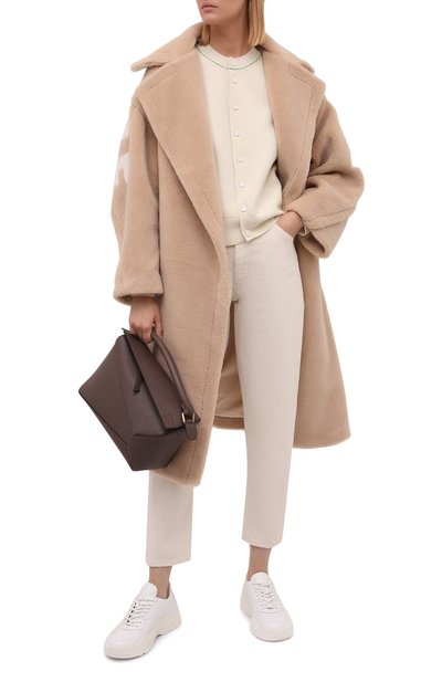 Шуба FORTE DEI MARMI COUTURE бежевого цвета по цене 61500 руб., арт. 21WF1565, фото 2 Шуба FORTE DEI MARMI COUTURE, арт. 21WF1565, фото 2