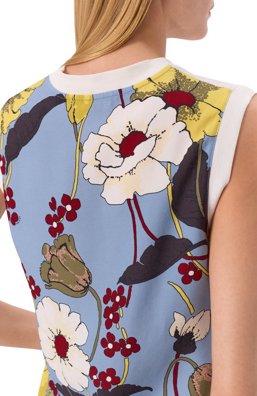 Хлопковая футболка Marni THJE0386Q0/UTC585 Белый  THJE0386Q0/UTC585 Фото 5