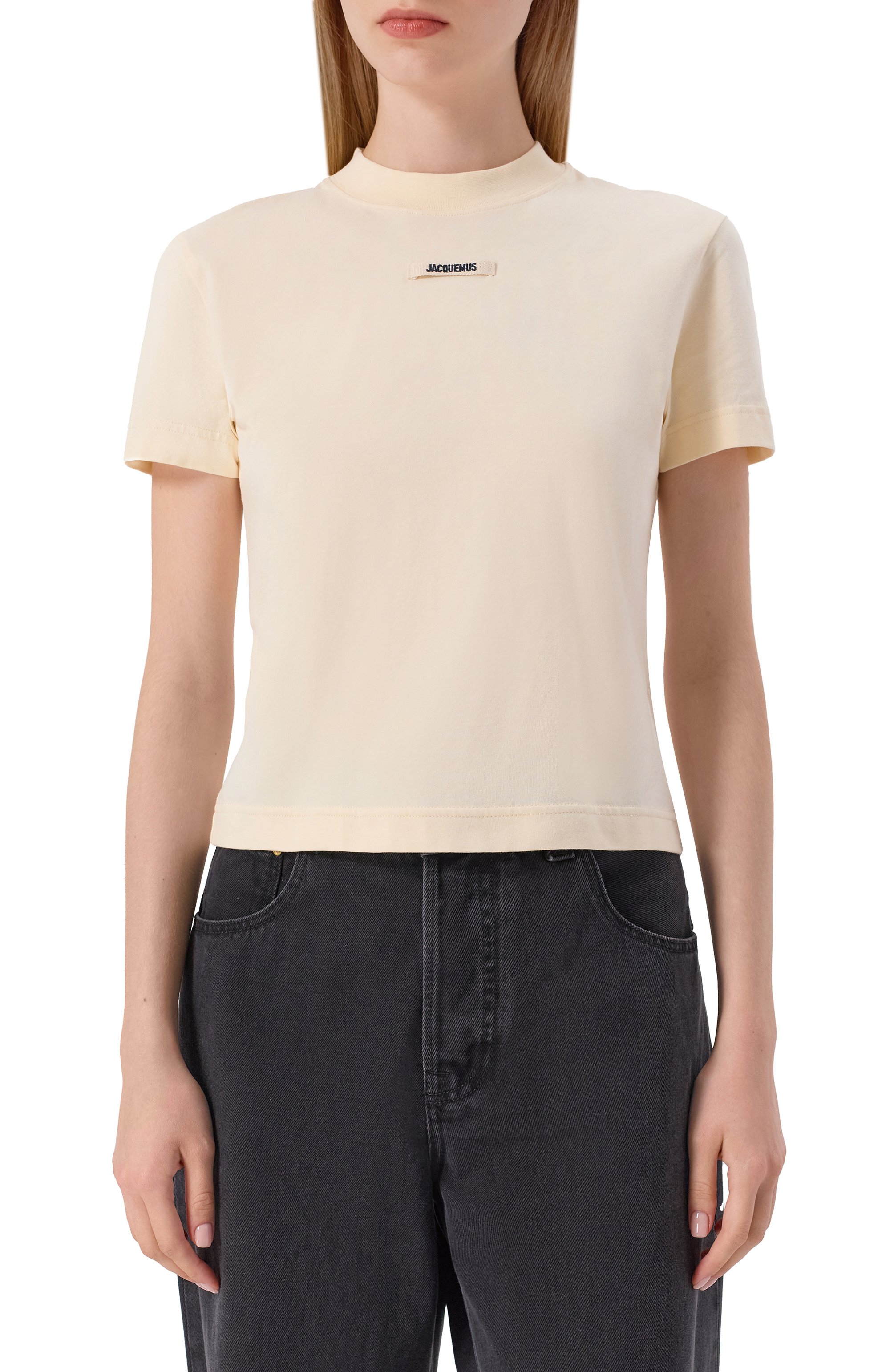 Хлопковая футболка JACQUEMUS, арт. 24ETSW00133AJ0/0124, фото 3