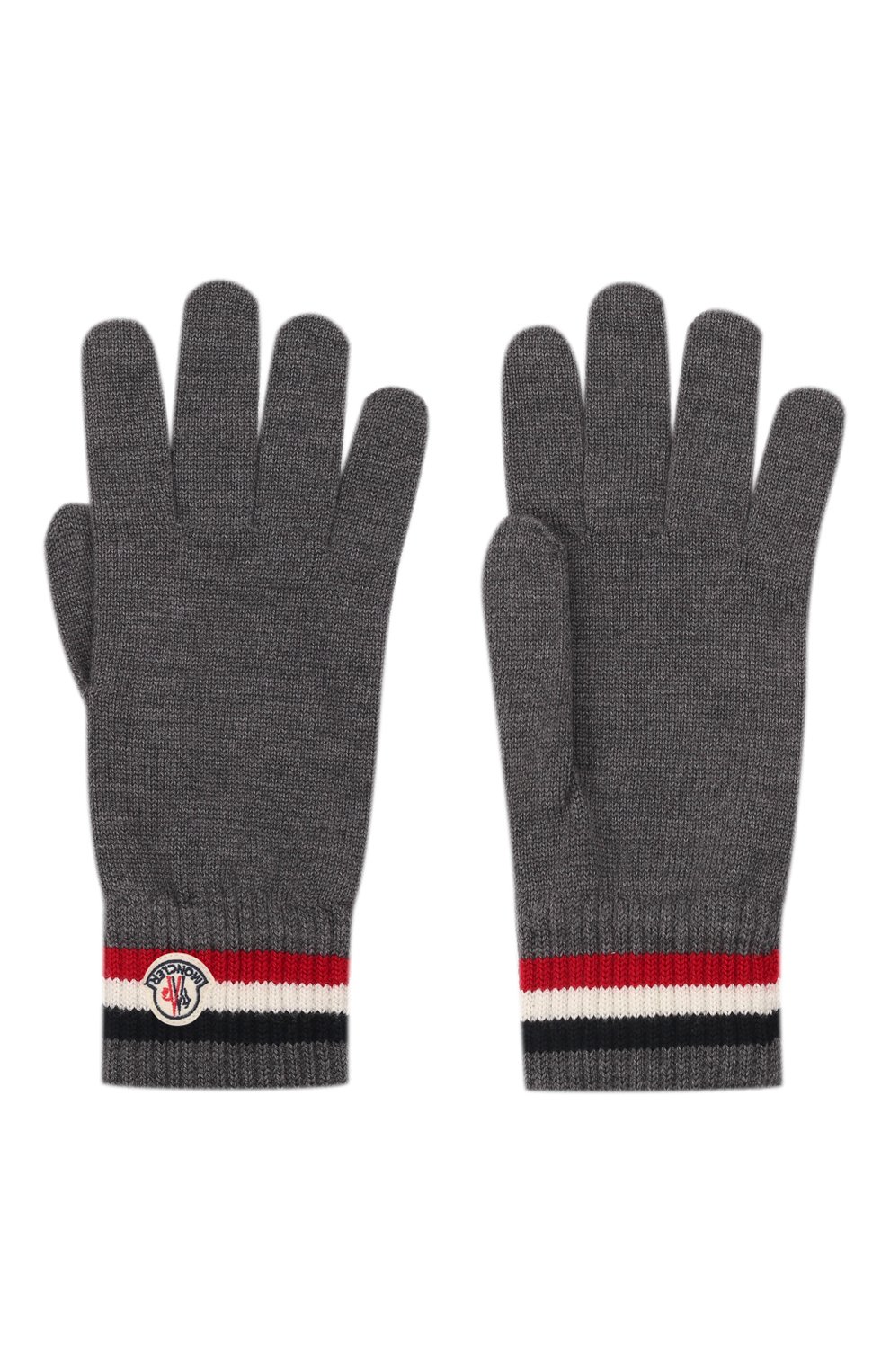 Шерстяные перчатки MONCLER темно-серого цвета по цене 14950 руб., арт. G2-091-3A000-04-A9575, фото 3 Шерстяные перчатки MONCLER, арт. G2-091-3A000-04-A9575, фото 3