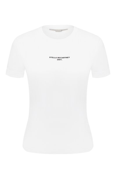Женская хлопковая футболка STELLA MCCARTNEY, арт. 600422/SNW81