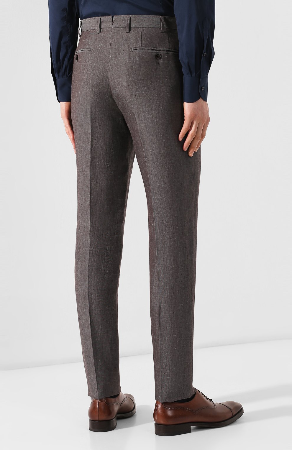 Льняные брюки PAL ZILERI, арт. 03110--K---54103, фото 4