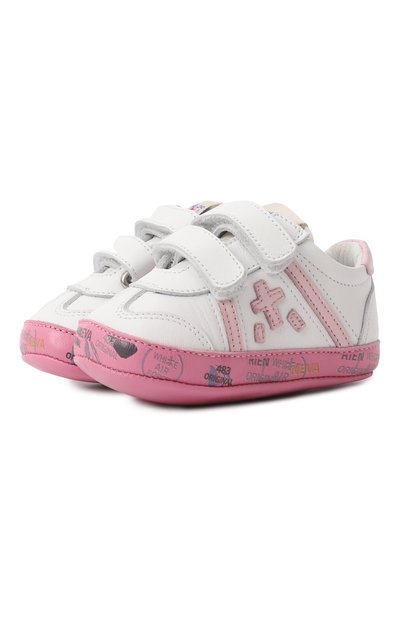 Кожаные пинетки lucy PREMIATA WILL BE, арт. 24CU0031-V/BABY V-LUCY V/16-19, фото 1