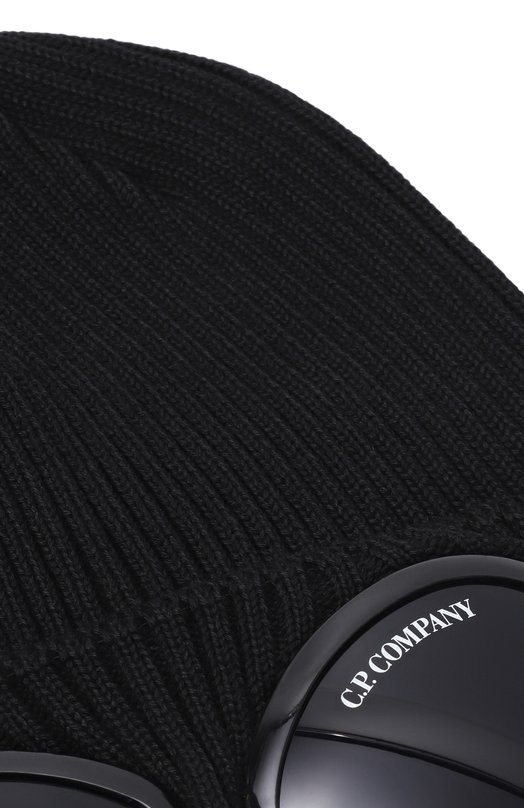 Хлопковая шапка C.P. Company RSCMAC747A/000727A Чёрный  RSCMAC747A/000727A Фото 3