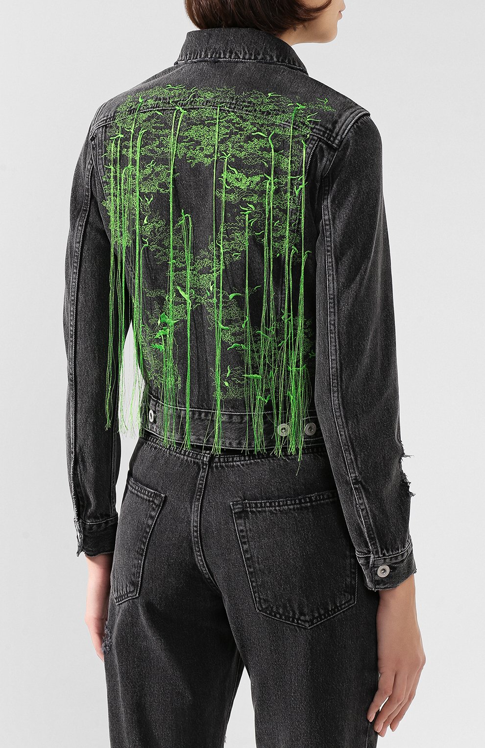 Джинсовая куртка OFF-WHITE, арт. 0WYE012F197740637540, фото 4