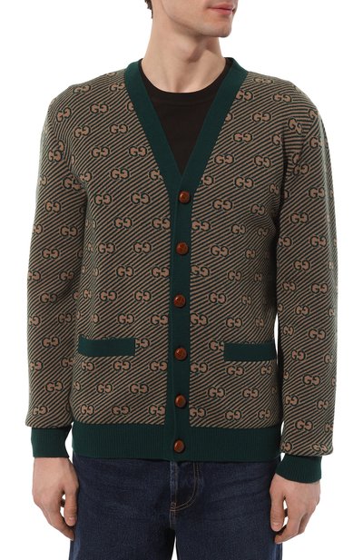 Кардиган из шерсти и кашемира GUCCI, арт. 630412 XKBFZ, фото 3