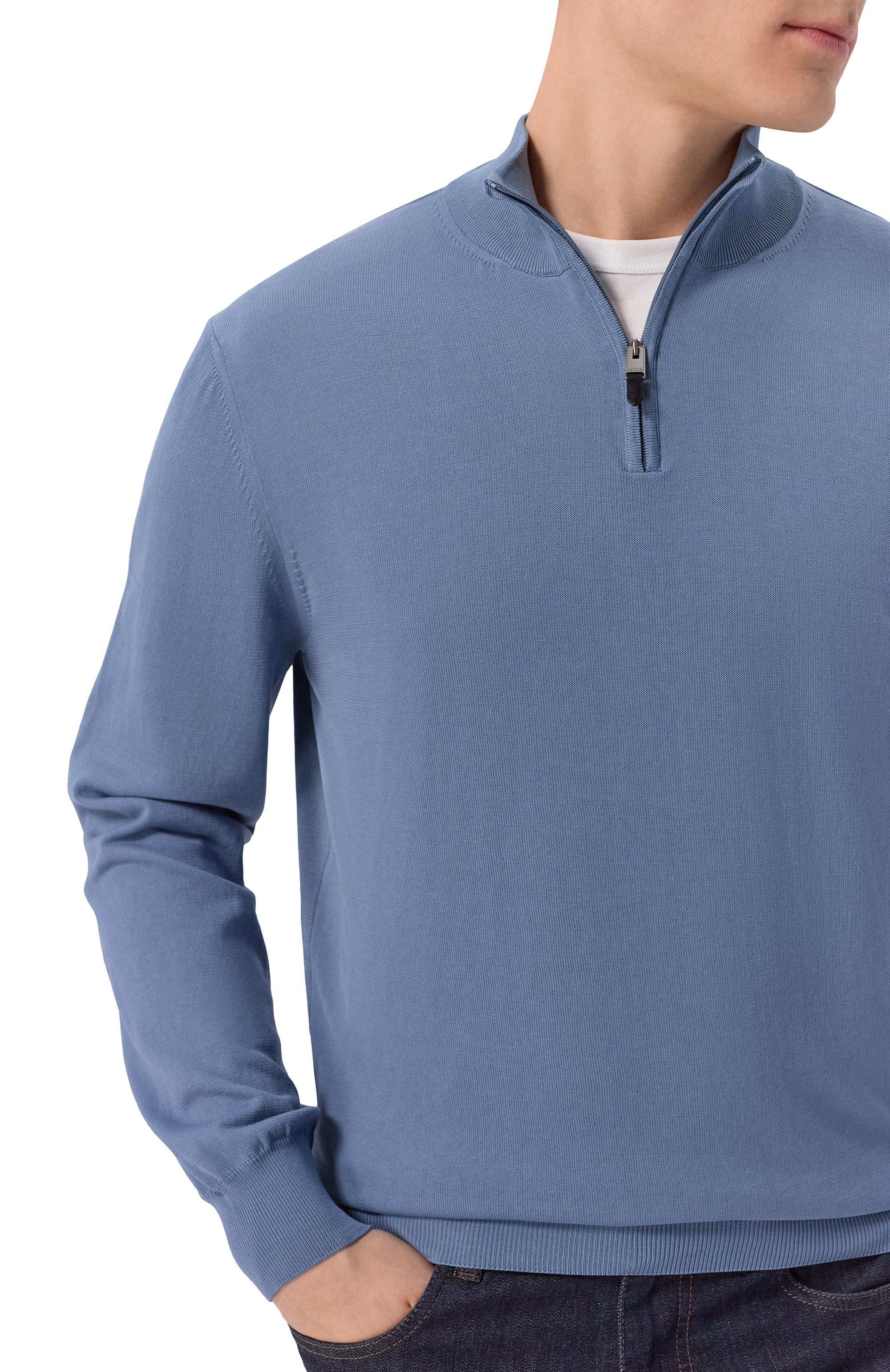 Хлопковый джемпер CANALI, арт. C0015/MK02459, фото 5