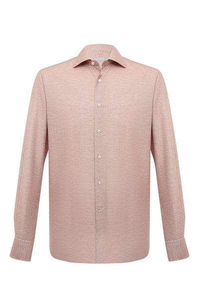 Мужская сорочка из хлопка и шелка STEFANO RICCI, арт. MC000540/R2150