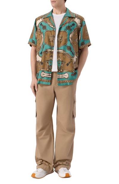 Муж ская шелковая рубашка DOLCE & GABBANA, арт. G5JH9T/HI12C