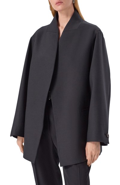 Жакет KITON черного цвета по цене 512000 руб., арт. D60514K0566G01, фото 3 Жакет KITON, арт. D60514K0566G01, фото 3