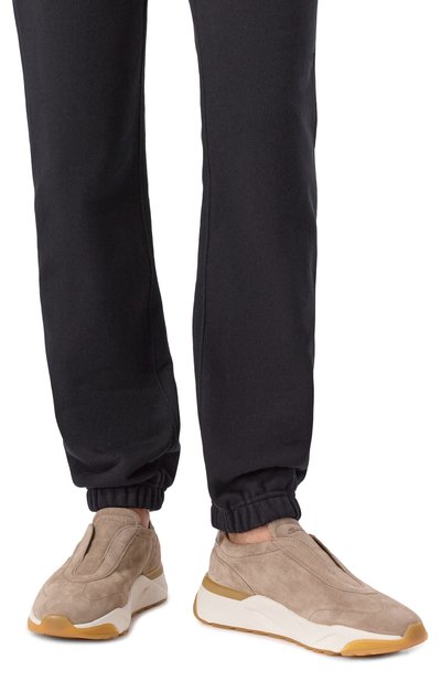 Замшевые кроссовки SANTONI, арт. WBIG61431BTTKEAU, фото 2