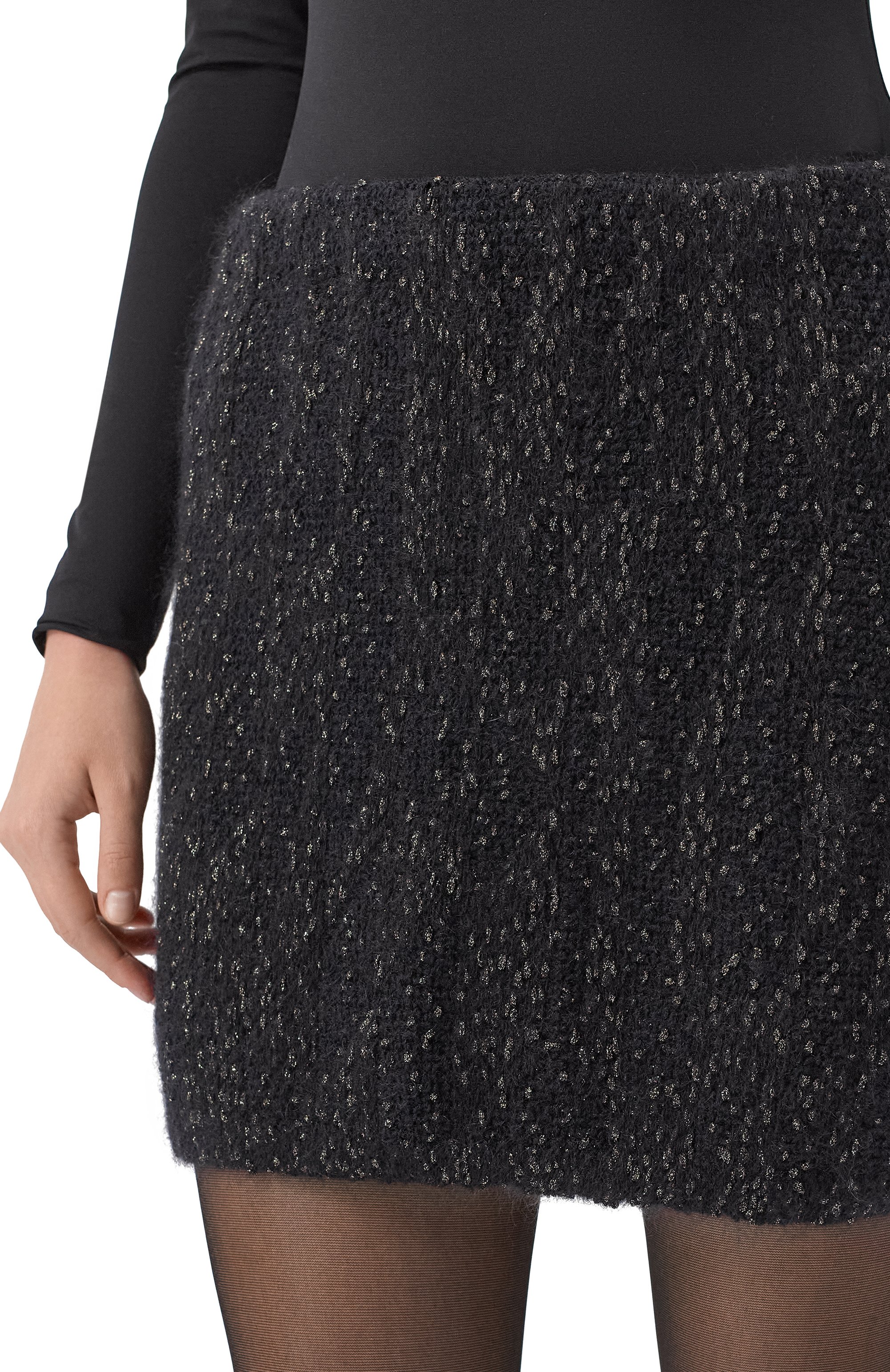 Юбка из шерсти и хлопка AND THE BRAND, арт. W26-SK046-0702-900, фото 5