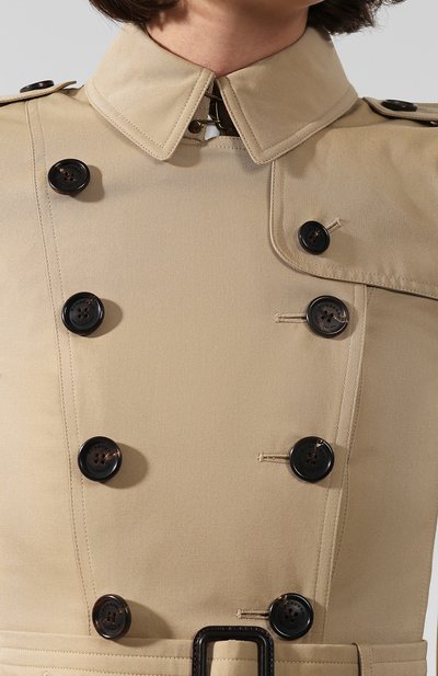 Хлопковый тренч chelsea BURBERRY бежевого цвета по цене 232500 руб., арт. 4013322, фото 5 Хлопковый тренч chelsea BURBERRY, арт. 4013322, фото 5
