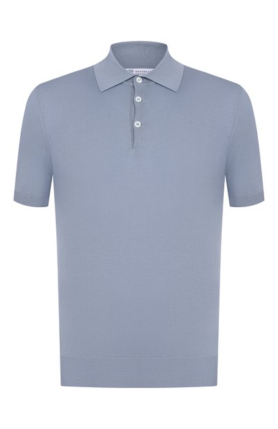 Мужская хлопковое поло BRUNELLO CUCINELLI, арт. M29800125