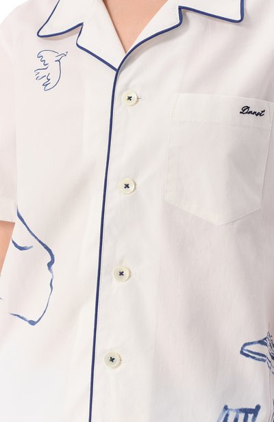 Хлопковая рубашка DUNST, арт. UDSH5B129B2, фото 5
