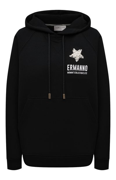 Женский хлопковое худи ERMANNO FIRENZE, арт. D39ET FL071FEL