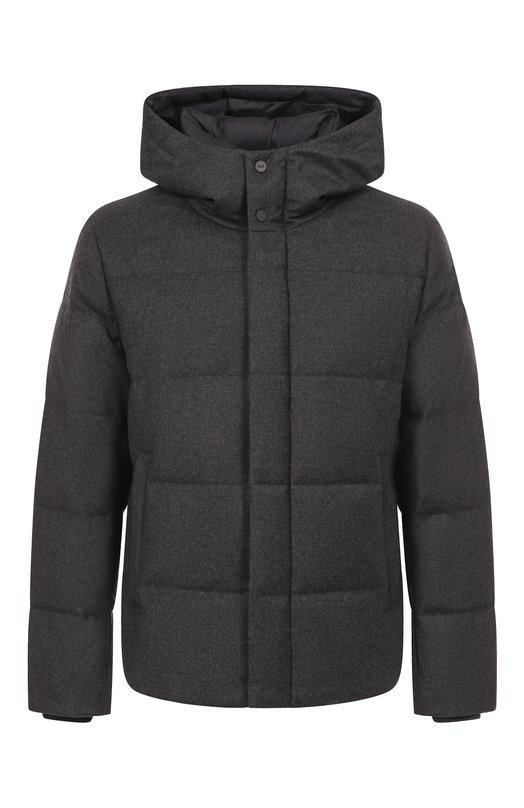 Пуховая куртка из шерсти и кашемира Duno WINS0R/LEVIC0 Серый WINS0R/LEVIC0