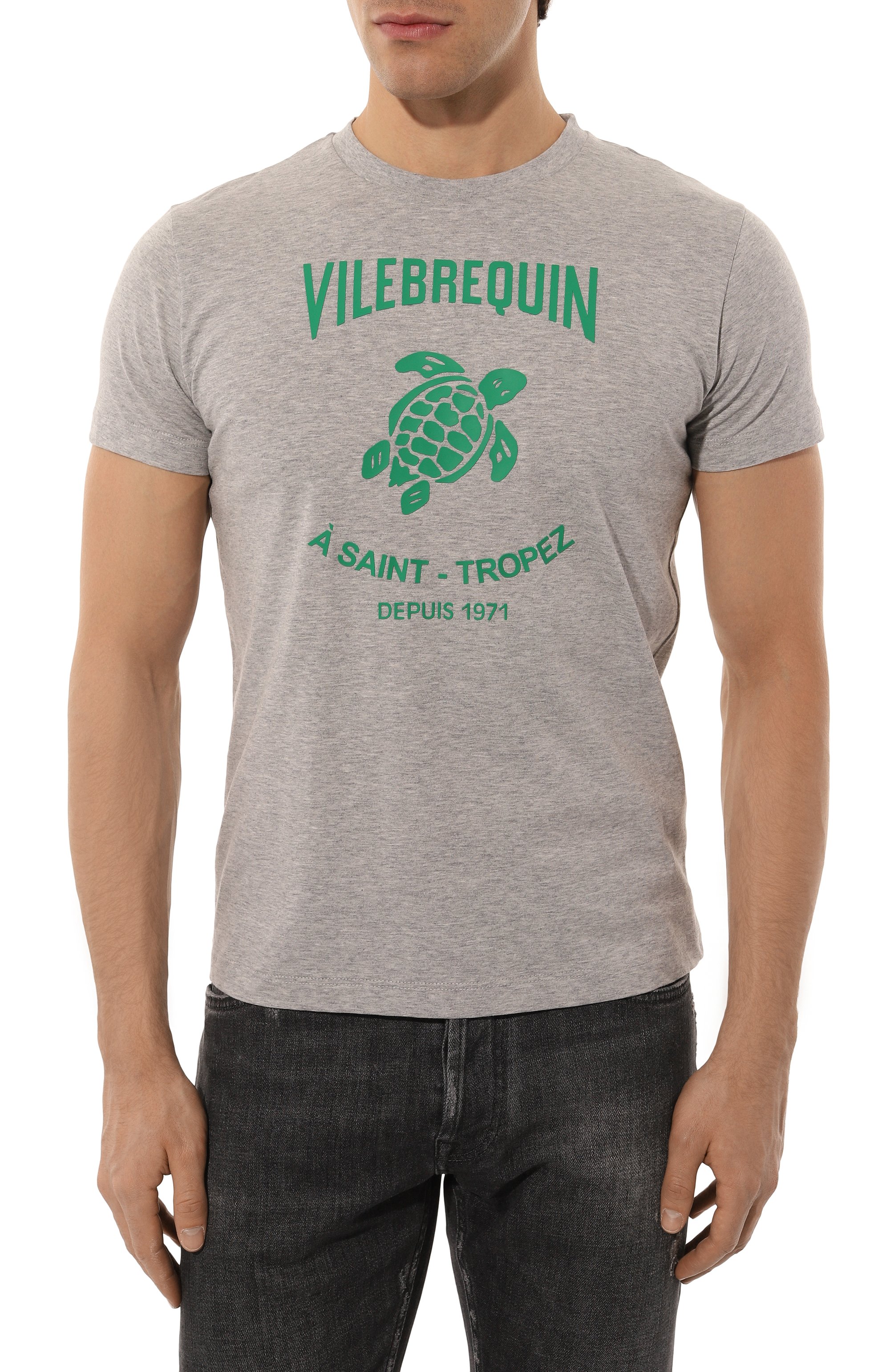 Хлопковая футболка VILEBREQUIN, арт. VBMTS0007/02658, фото 3