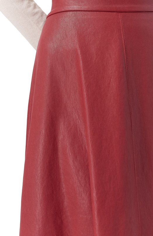 Кожаная юбка Brunello Cucinelli M0CCKG3748 Красный  M0CCKG3748 Фото 5