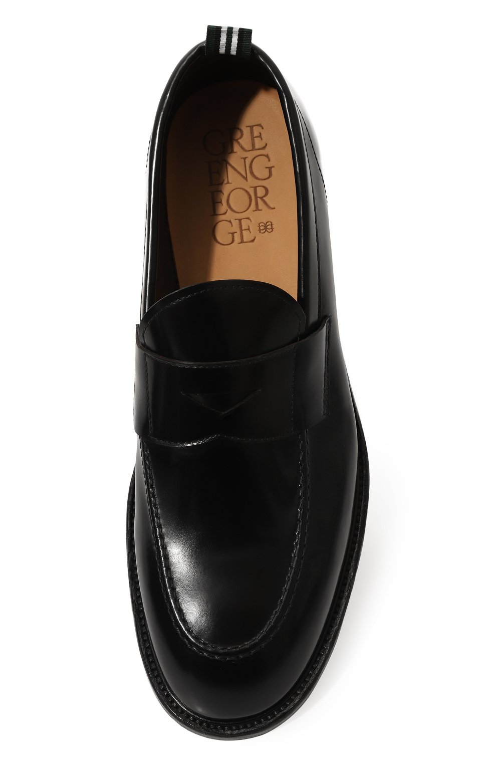 Кожаные пенни-лоферы GREEN GEORGE, арт. 6010/P0LISHED, фото 6