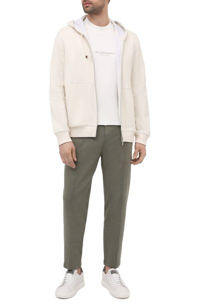 Хлопковая футболка BRUNELLO CUCINELLI, арт. M0T817110, фото 2