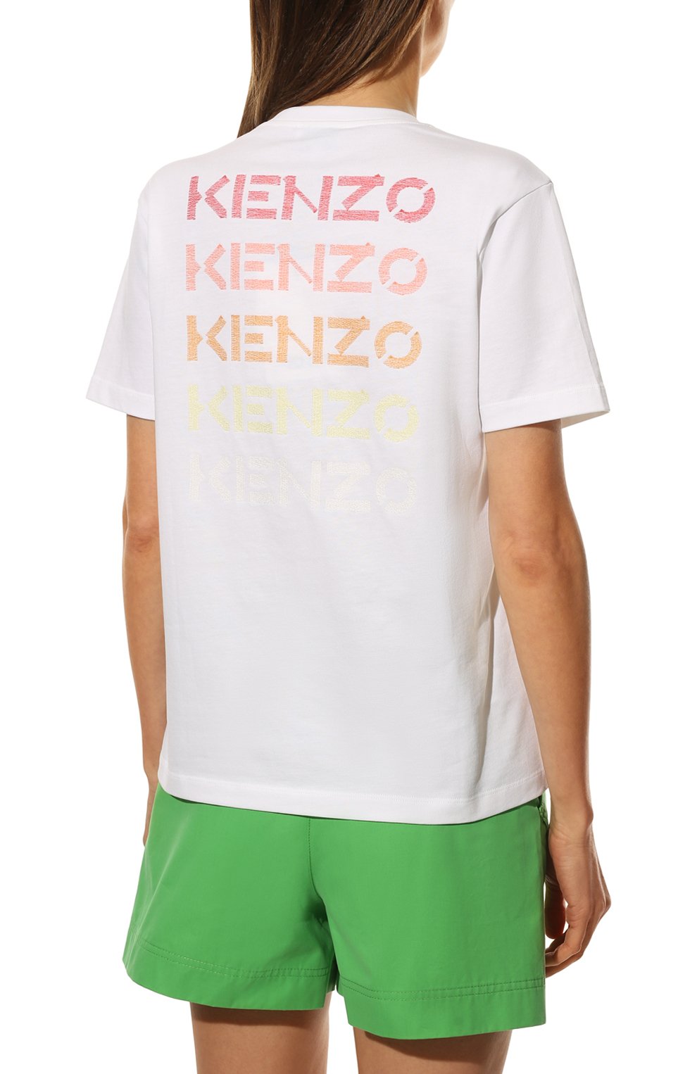 Хлопковая футболка KENZO, арт. FC52TS9294SB, фото 4