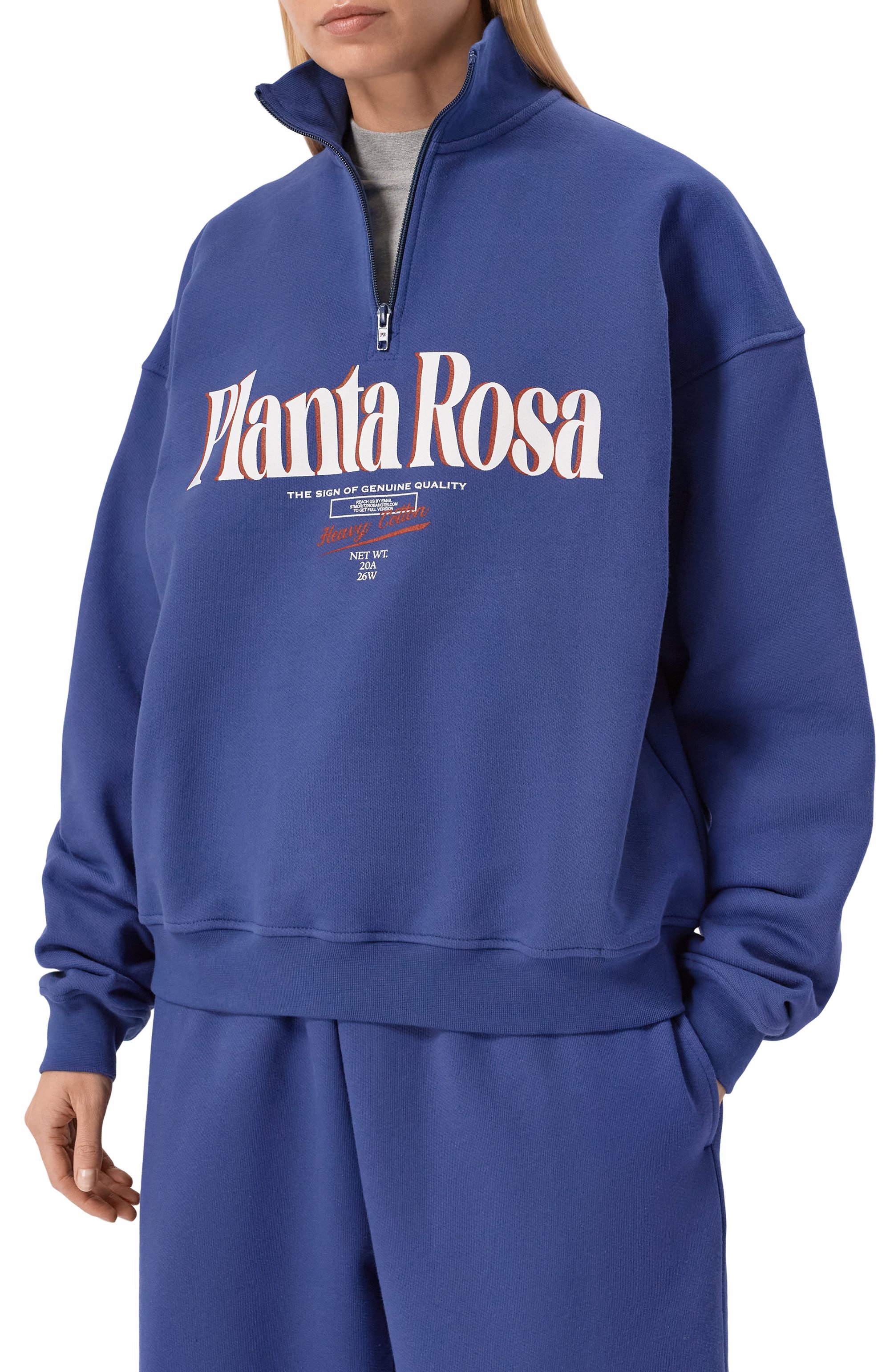 Хлопковый анорак PLANTA ROSA синего цвета по цене 26200 руб., арт. PR/A1/ACCURACY/470, фото 6 Хлопковый анорак PLANTA ROSA, арт. PR/A1/ACCURACY/470, фото 6