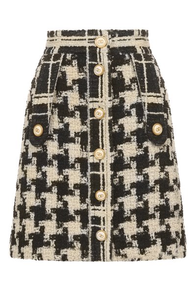 Женская твидовая юбка VALENTINO, арт. 6B3RACF590P