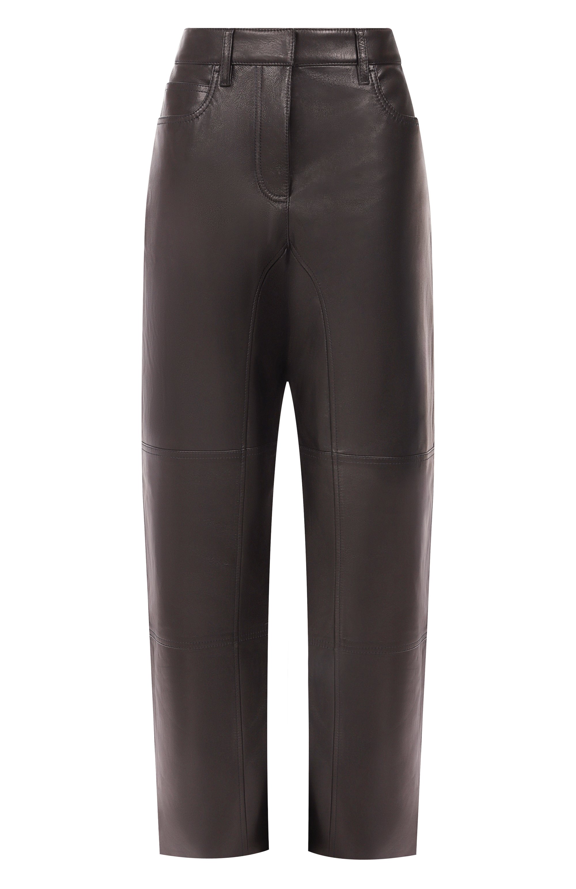 Кожаные брюки JIL SANDER, арт. J02KA0341/J07187, фо�то 1