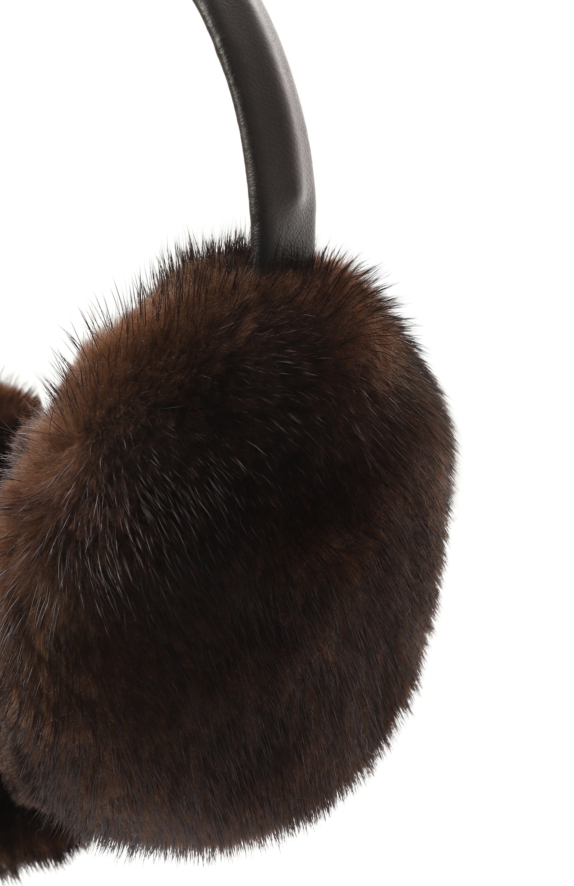 Меховые наушники из норки и кролика YVES SALOMON, арт. A303XXAGVI, фото 3