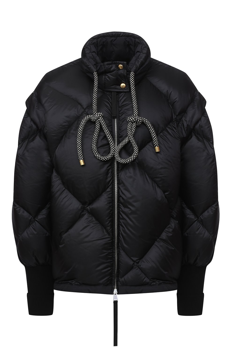 Пуховик MONCLER черного цвета по цене 138500 руб., арт. F2-094-1A506-00-C0614, фото 1 Пуховик MONCLER, арт. F2-094-1A506-00-C0614, фото 1
