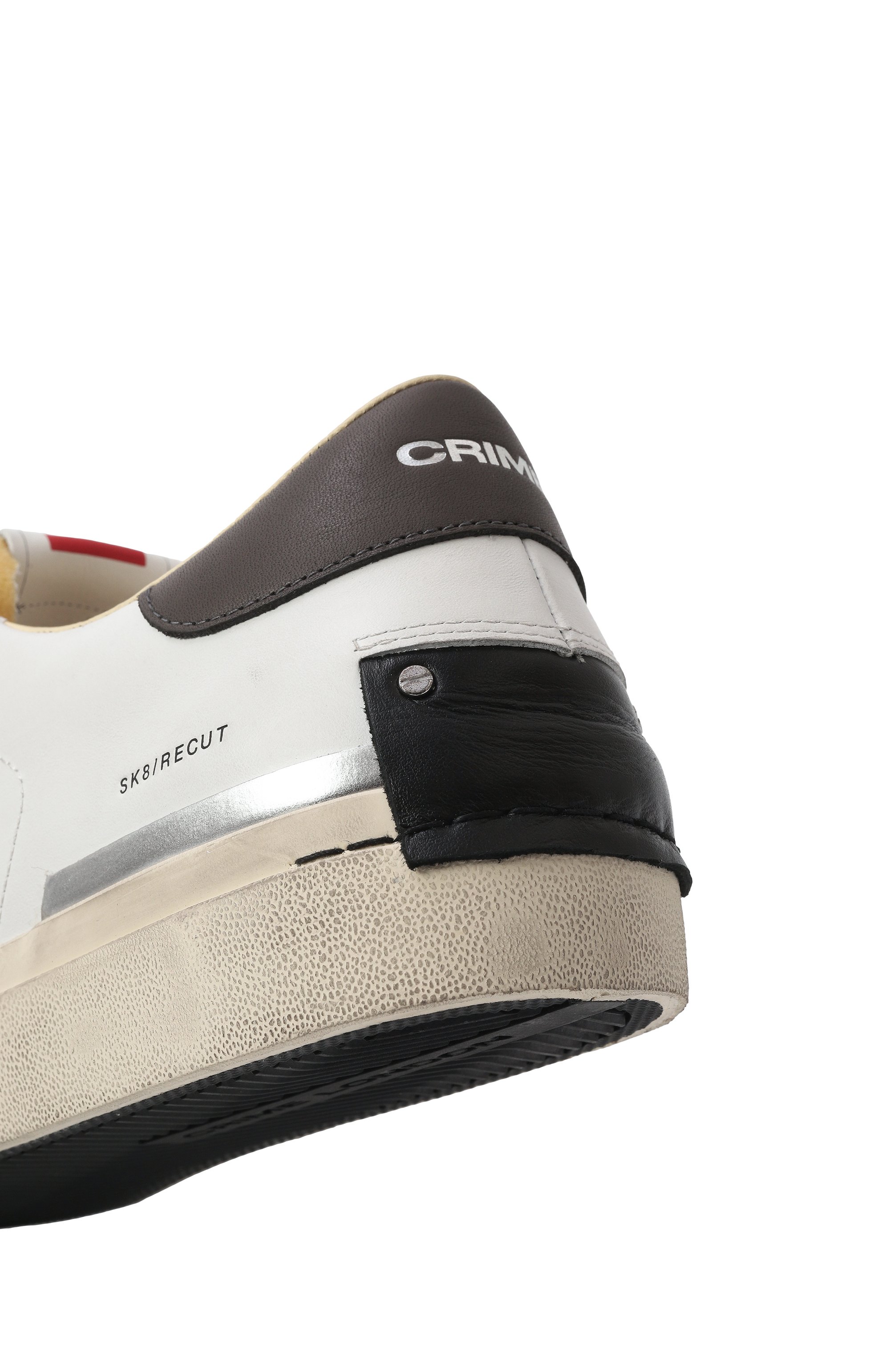 Комбинированные кеды sk8 recut CRIME LONDON белого цвета по цене 23000 руб., арт. 15132AA7, фото 8 Комбинированные кеды sk8 recut CRIME LONDON, арт. 15132AA7, фото 8