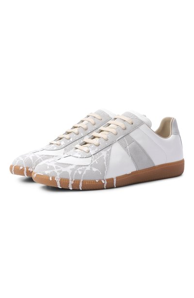 Мужские кожаные кеды replica MAISON MARGIELA, арт. S57WS0517/P7799
