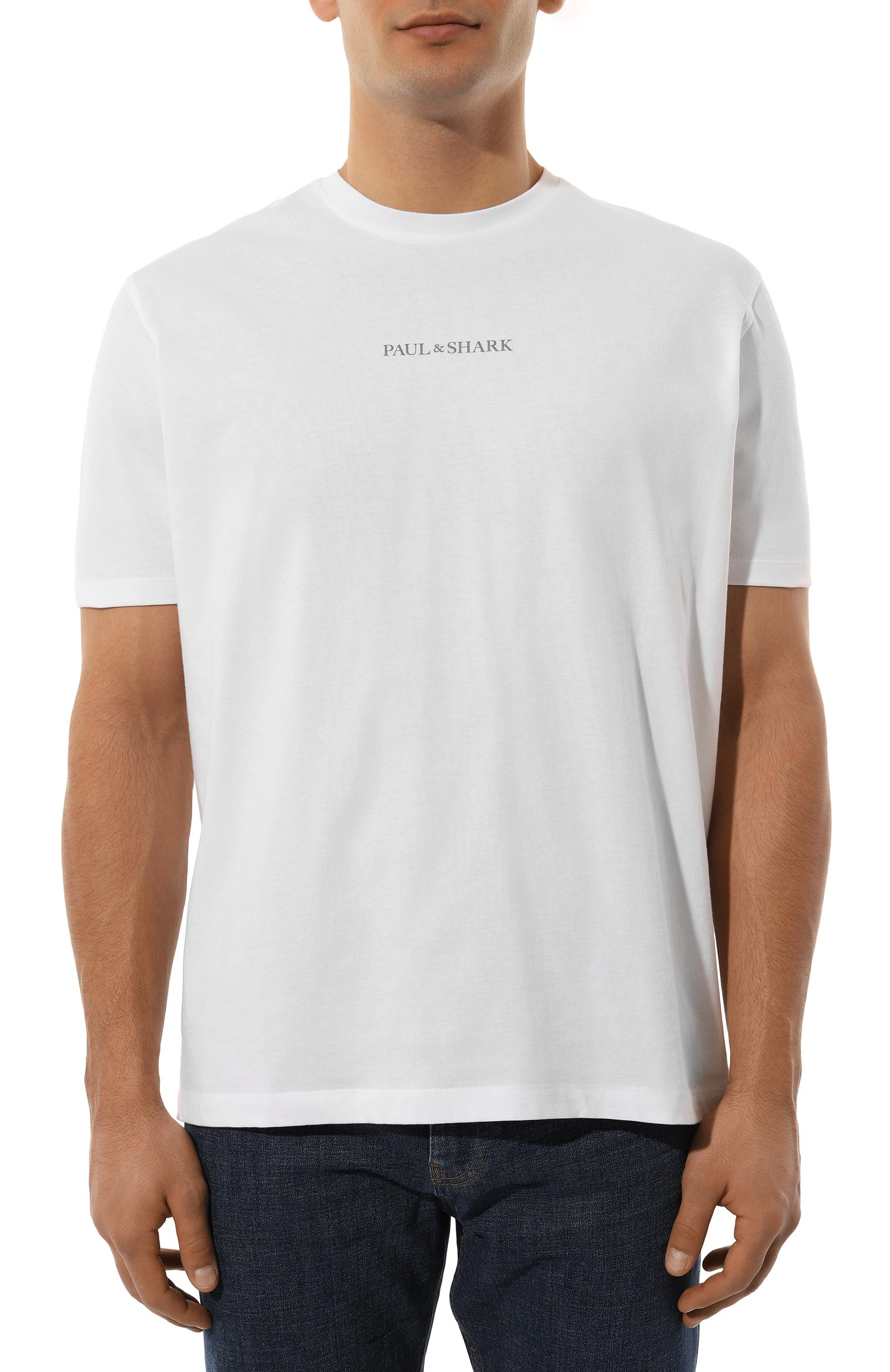 Хлопковая футболка PAUL&SHARK, арт. 25411088/S, фото 3