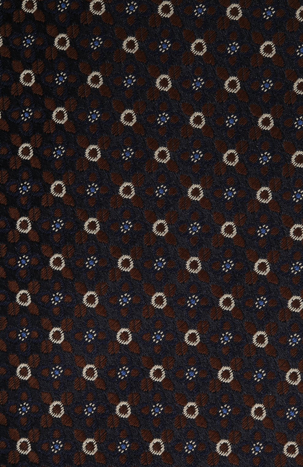 Шелковый галстук CANALI коричневого цвета по цене 12700 руб., арт. 18/HJ03290, фото 3 Шелковый галстук CANALI, арт. 18/HJ03290, фото 3