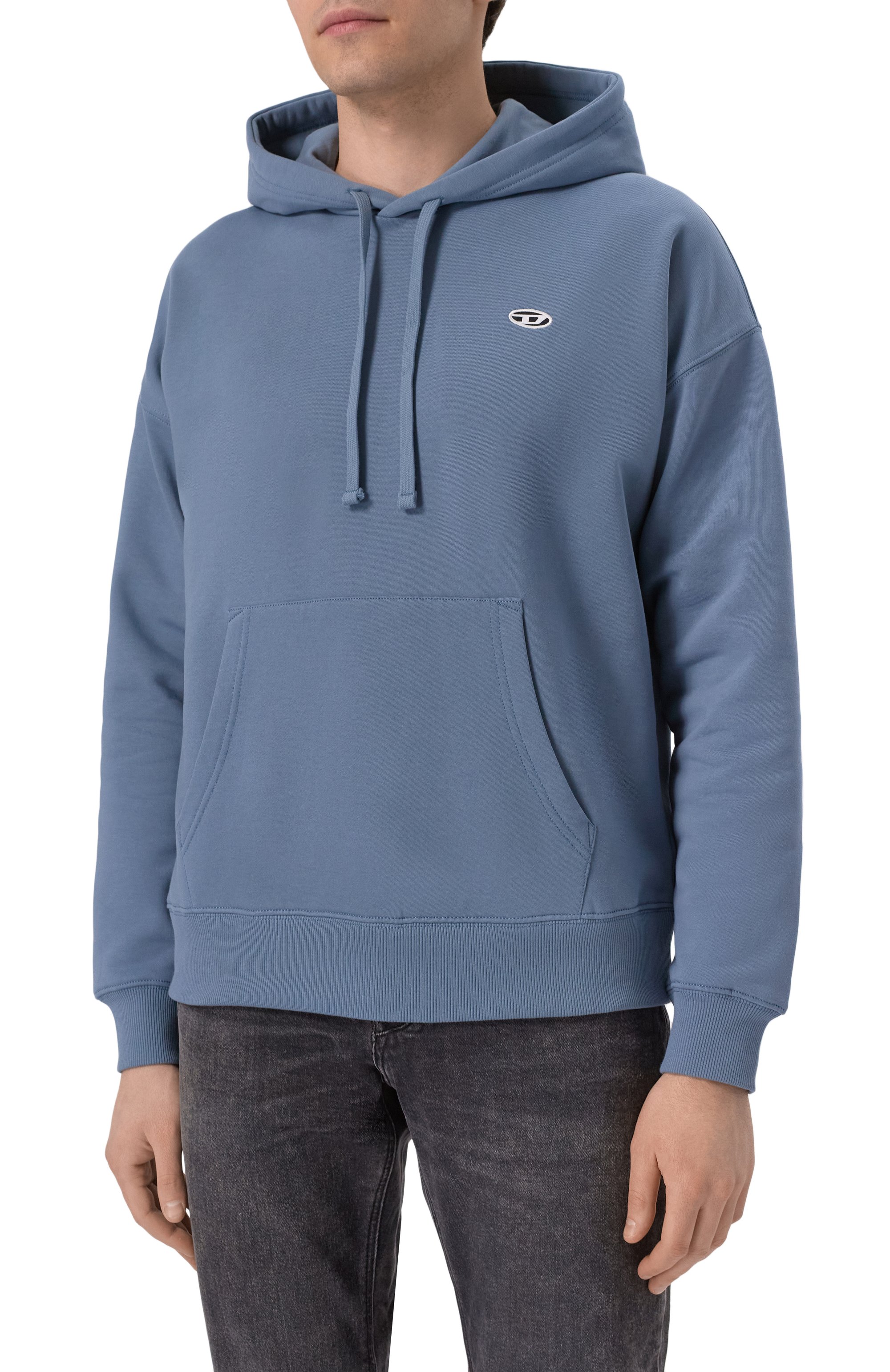 Хлопковое худи DIESEL, арт. A03786/0BKAF, фото 3