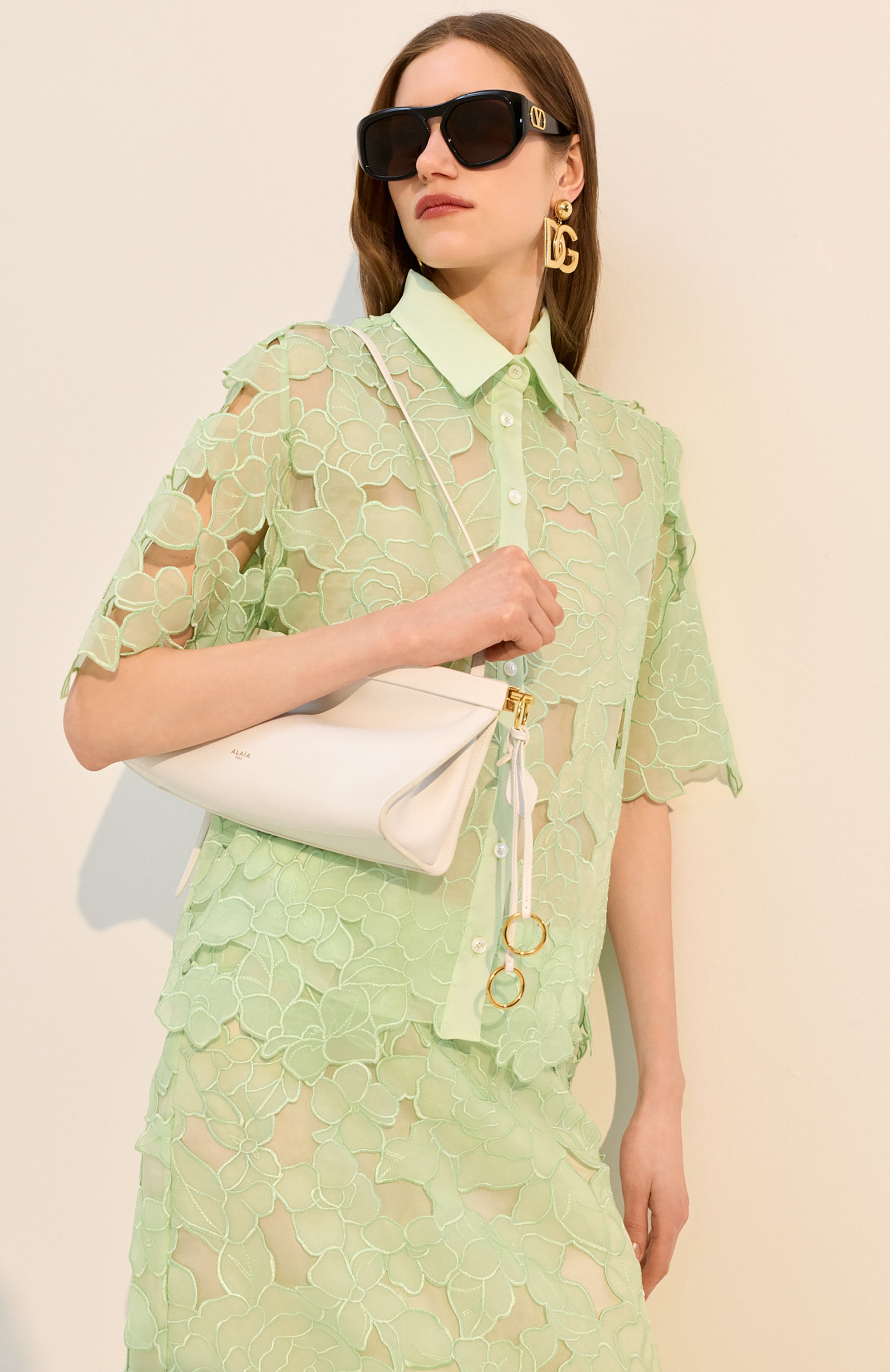 Сумка le click east-west small ALAIA, арт. AA1S01430CA332, фото 8