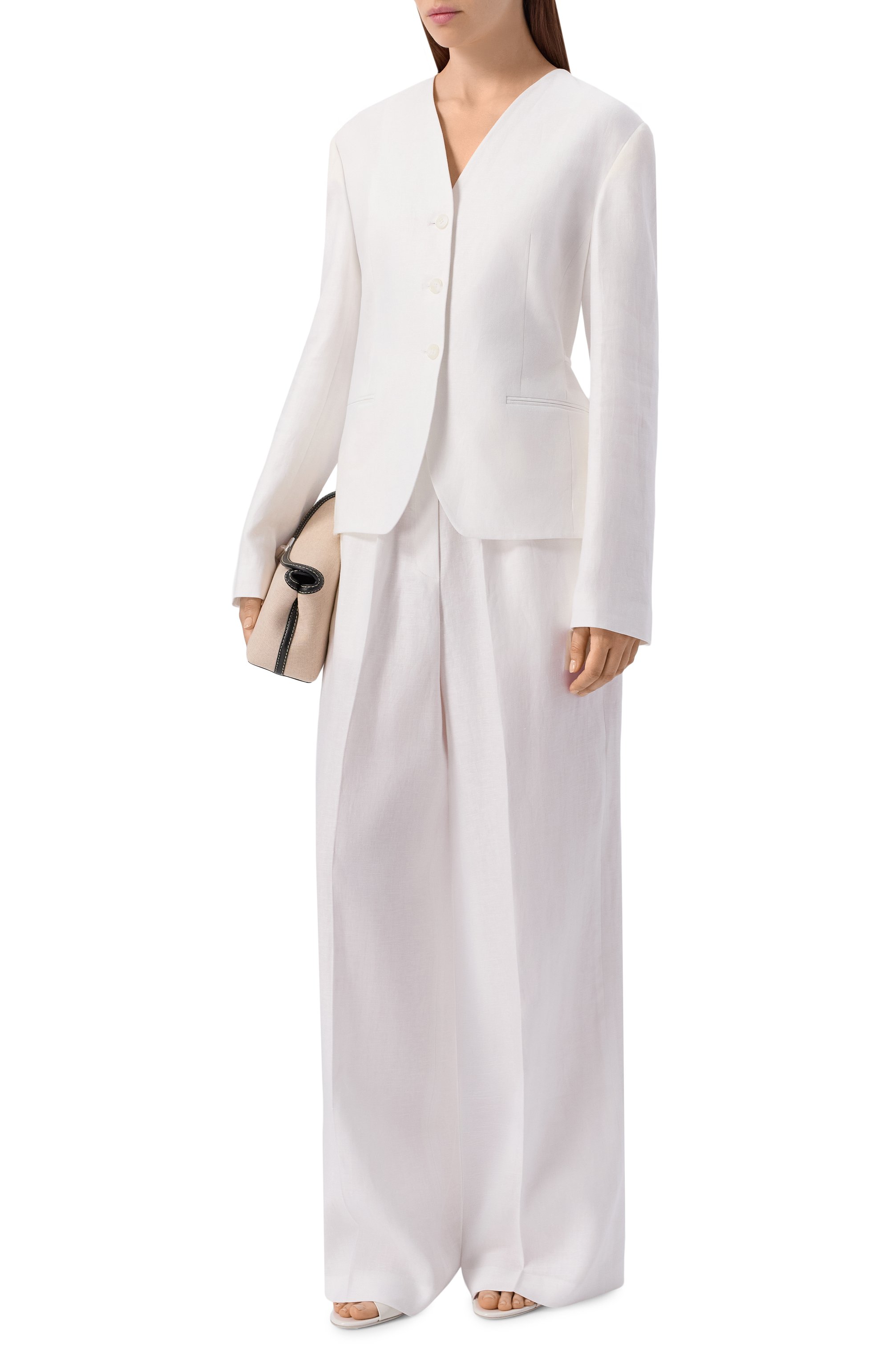 Льняные брюки 12 STOREEZ, арт. 137545, фото 2