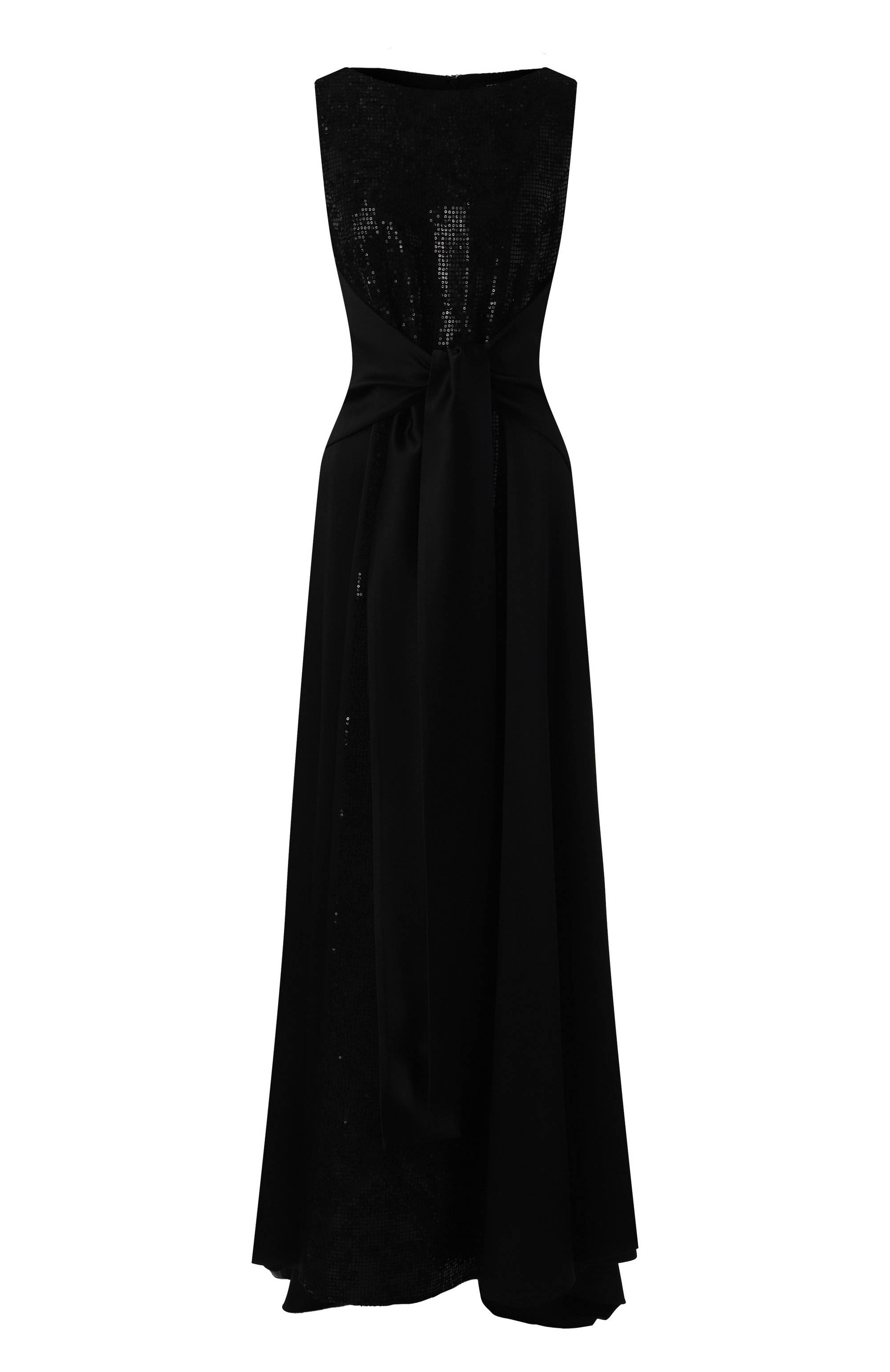 Атласное платье с отделкой пайетками FREEAGE, арт. WS25.DR148.4019.900, фото 1