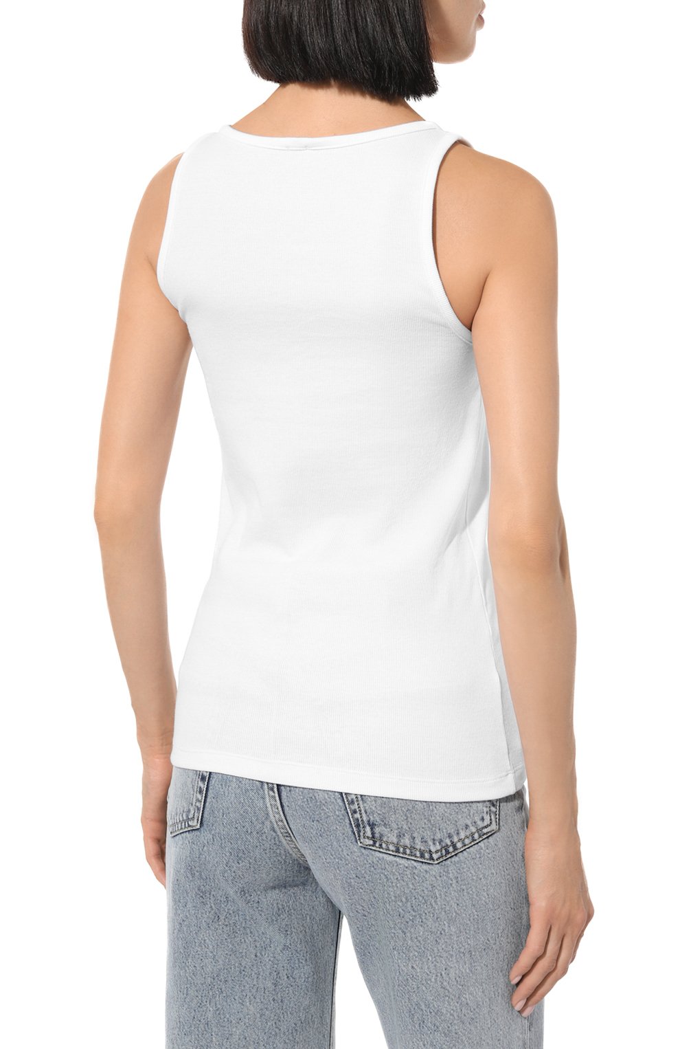 Хлопковая майка TOTEME, арт. 241-WRT1053-FB0094, фото 4